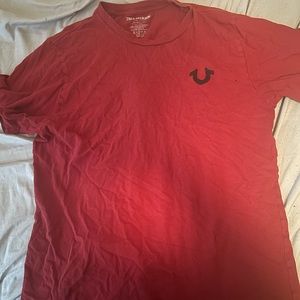 Red true religion t shirt